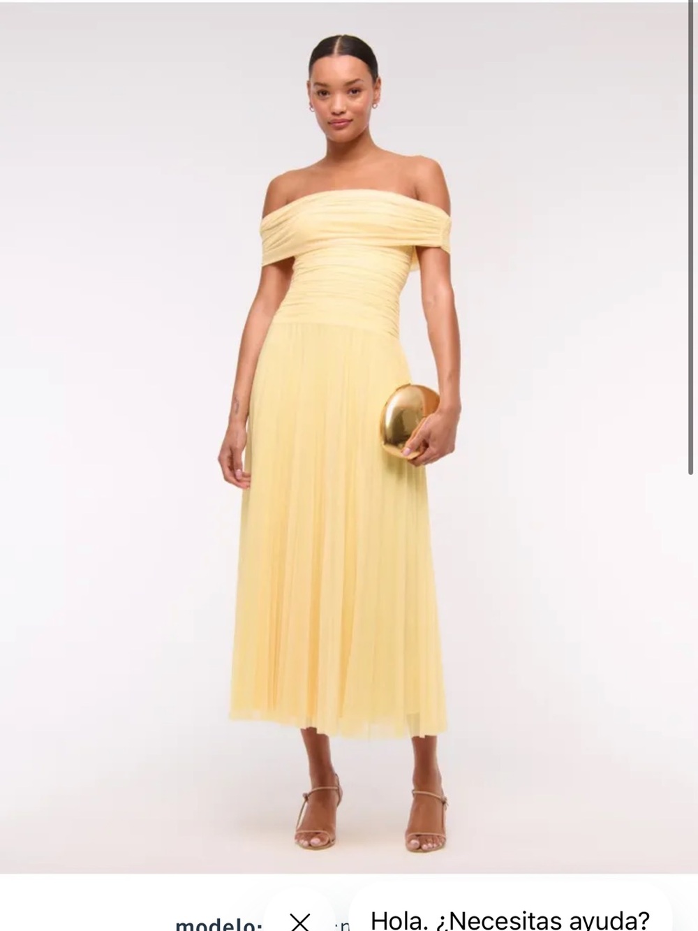 Abercrombie & Fitch A&F Bra-Free Giselle Drop-Waist Maxi Dress